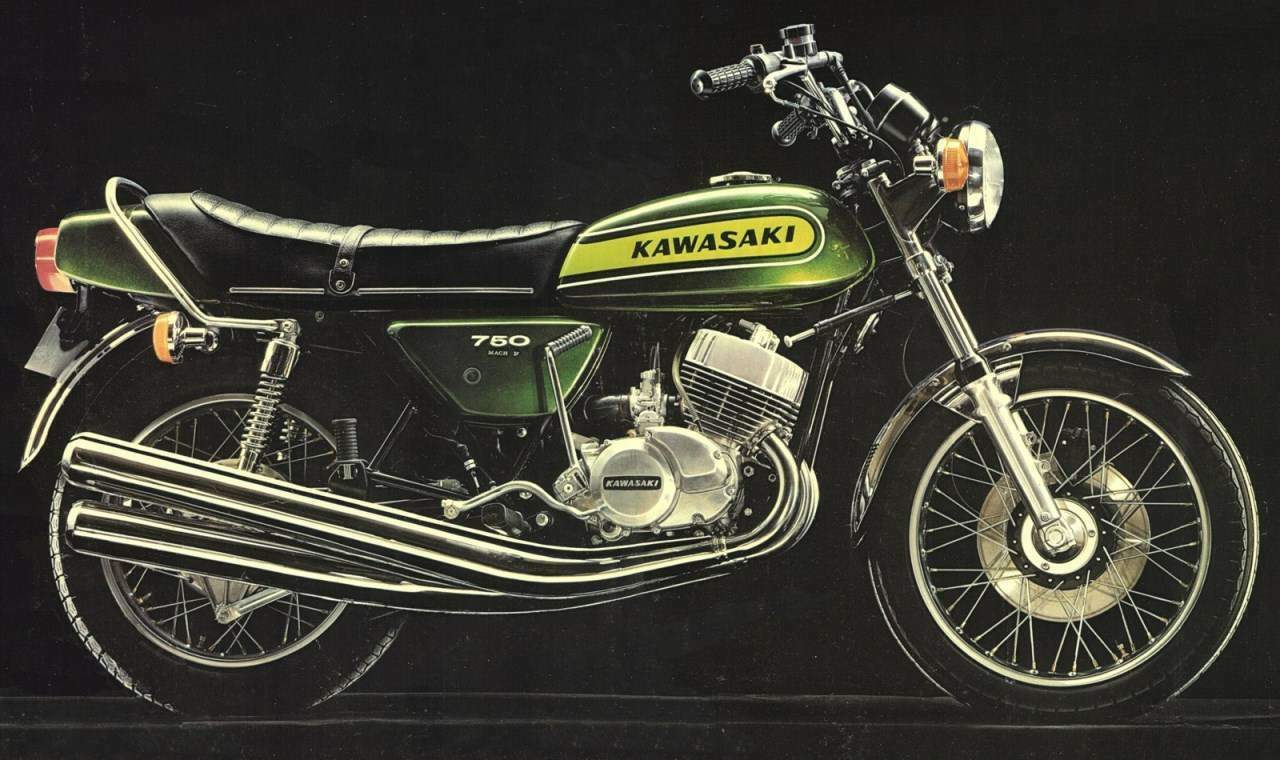 Kawasaki 750 H 2 Mach IV 1974 photo - 3