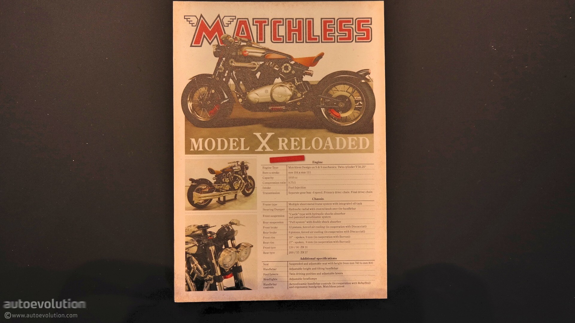 Matchless Model X Reloaded 2017 photo - 2