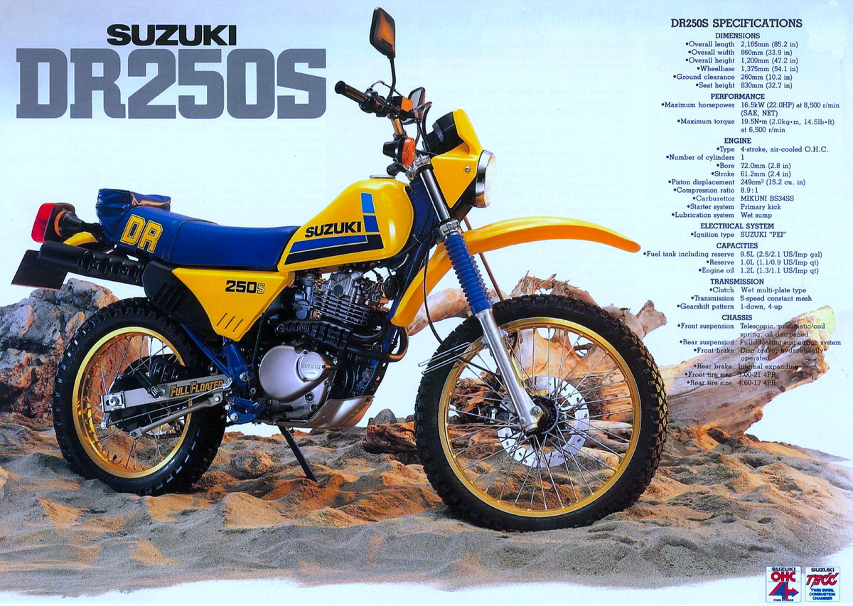 Suzuki DR 250 S 1984 photo - 2