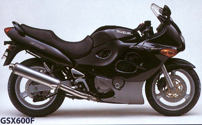 Review of Suzuki GSX 600 F Katana 2001 pictures, live