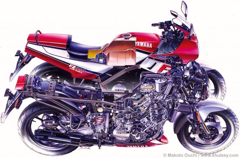 Yamaha FZ 750 (reduced effect) 1989 photo - 5