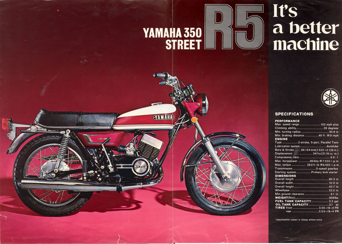 Yamaha R 5 1970 photo - 6