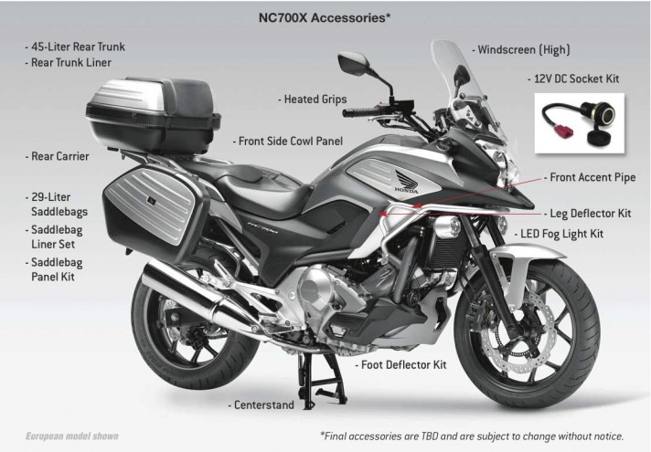 Honda NC700X NC700XD (DTC)